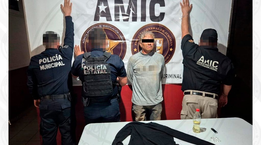 Operativo evita que sujeto agrediera con fuego a su exesposa en Benjamín Hill