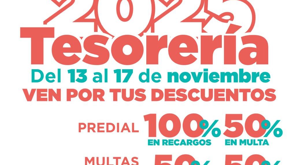 Ofrecerá Tesorería Municipal descuentos en el Buen Fin 2025