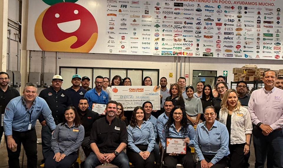 Empresas y comunidad se unen con el Banco de Alimentos de Hermosillo y reúnen 16.4 toneladas de frijol
