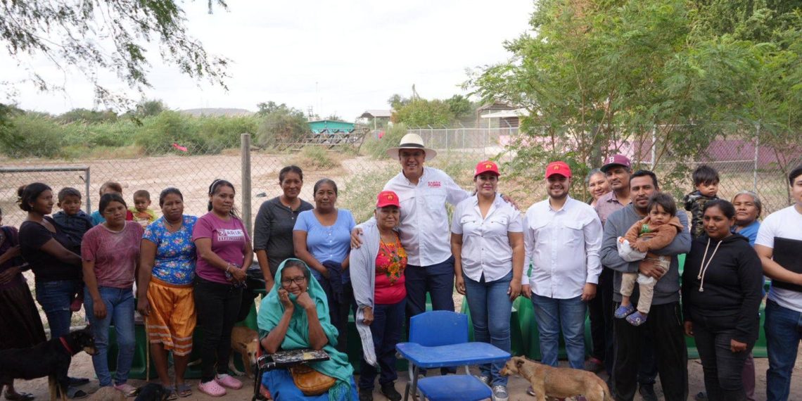 Diputado Ramón Flores cumple compromisos en gira por comunidades yaquis: educación, seguridad y fortalecimiento del sector pesquero