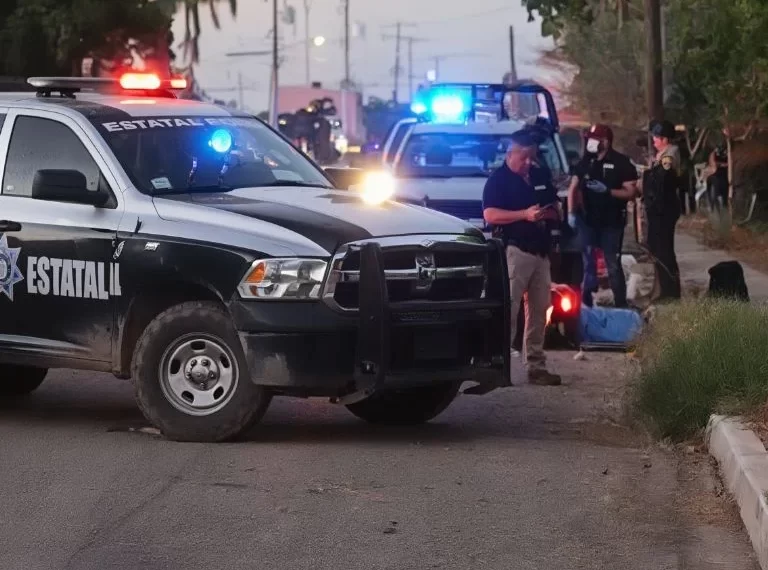 Sicarios ejecutan a motociclista en la colonia Las Palmas de Cajeme
