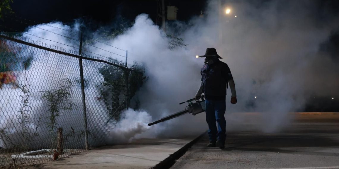 Salud Sonora fumiga más de 154 mil hectáreas contra el dengue en 283 localidades