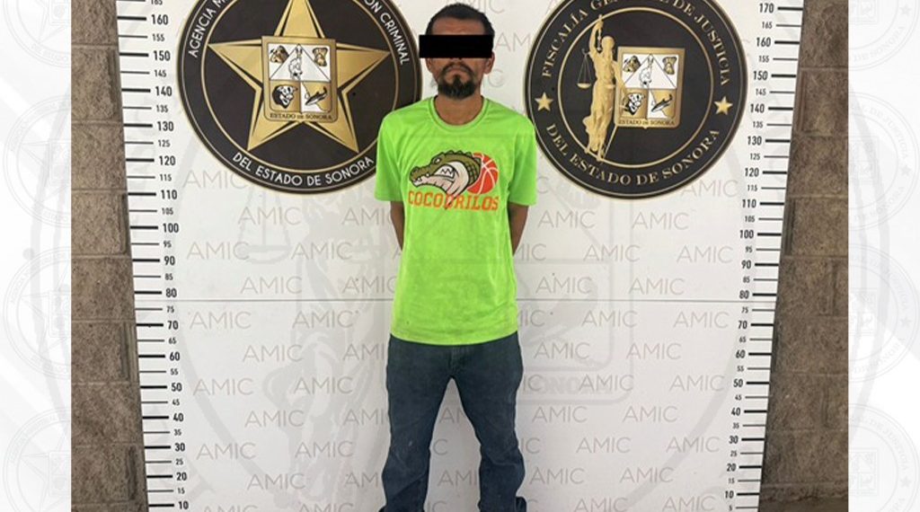 FGJES detiene a Abel Ulises “N” por homicidio calificado en grado de tentativa en Hermosillo