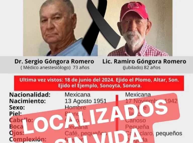 Confirman que restos encontrados en el desierto pertenecen a hermanos desaparecidos