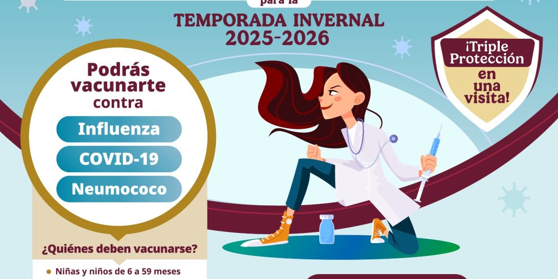 Invita Salud Sonora a arranque de Macrocentro de Vacunación para Temporada Invernal
