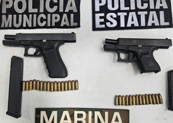 Detienen a dos personas armadas en operativo coordinado en Cajeme