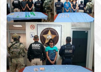 Operativos conjunto AMIC-PESP-DEFENSA permite tres detenciones y el aseguramiento de narcóticos en Ciudad Obregón