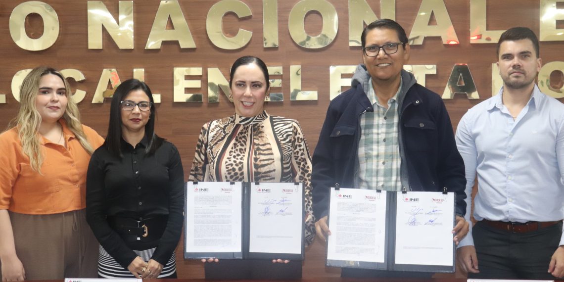 INE Sonora firma convenio con CODESO en seguimiento a los resultados de la Consulta Infantil y Juvenil 2024