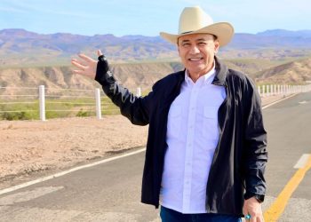 Conectividad y bienestar para la sierra; Gobernador Durazo supervisa avance del 80% de la carretera Bavispe- Nuevo Casas Grandes