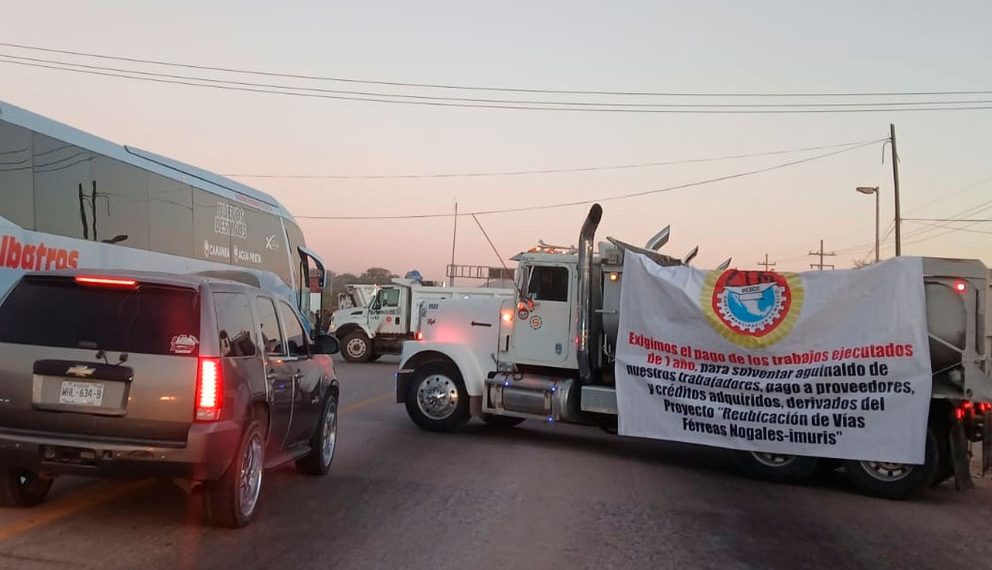 Gobierno de Sonora anuncia pago de adeudo millonario tras bloqueo por obra Nogales-Ímuris