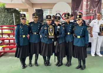 Obtienen alumnas de Cobach Sonora tercer lugar en concurso nacional de escoltas