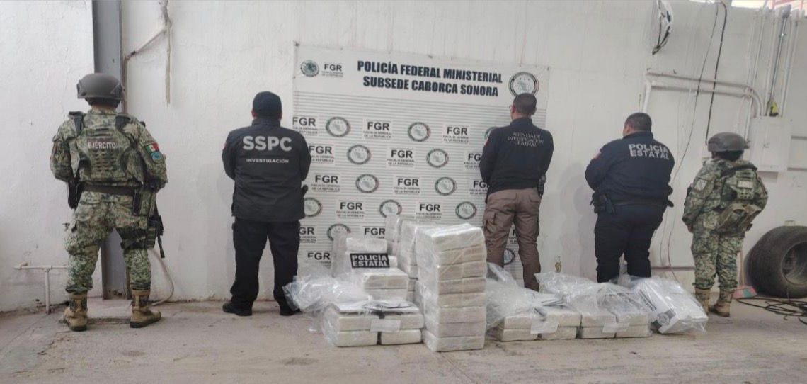 Acción firme del gobierno de Durazo: decomisan 400 kilos de cocaína