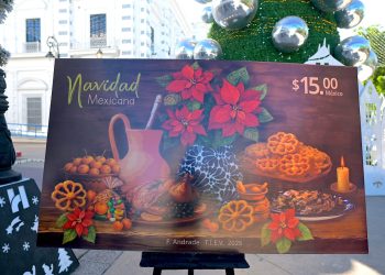 Dan Toño Astiazarán y Servicio Postal Mexicano circulación a estampilla “Navidad Mexicana”