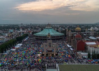 Suman 13 millones de asistentes a la Basílica de Guadalupe