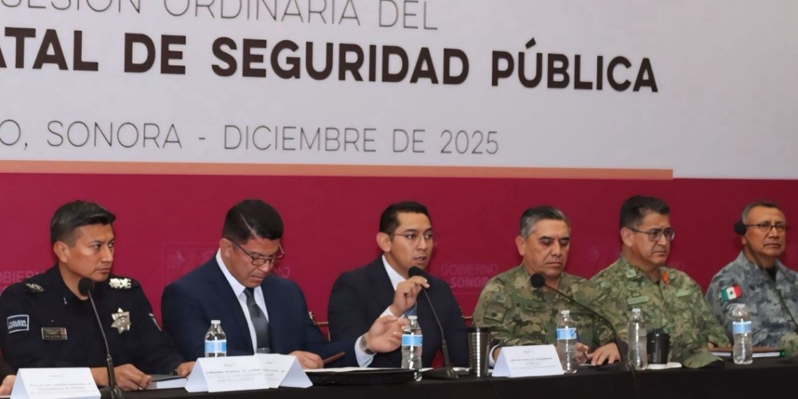 Presiden autoridades de los tres niveles de gobierno XXIV Sesión Ordinaria del Consejo Estatal de Seguridad Pública