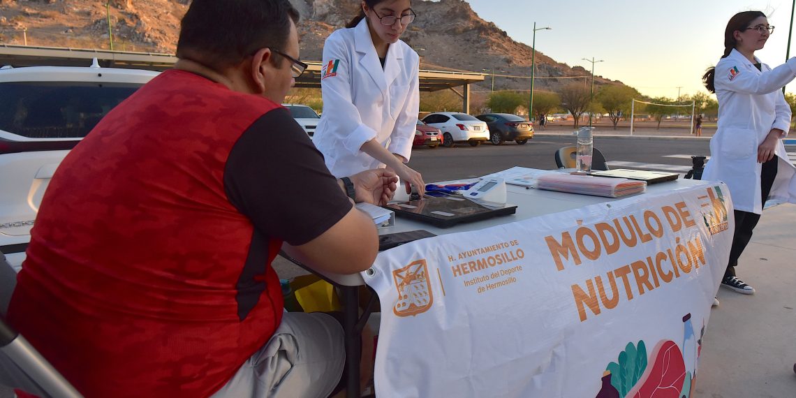 Atendió Ayuntamiento de Hermosillo a mil 898 personas con consultas de nutrición gratuitas con “La H en Movimiento”