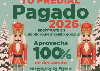 Últimos días para registrarse en promoción “Tu predial pagado 2026”