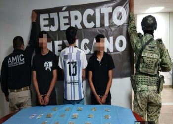 Mesa Estatal de Seguridad retira de las calles más de 2 millones de dosis de droga, armas y cartuchos en Sonora