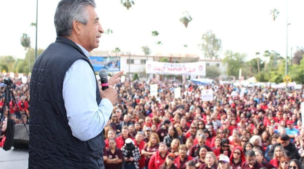 CTM Sonora, reconoce a la Presidenta Sheinbaum por incremento del 13% en salarios mínimos y jornada laboral de 40 horas.