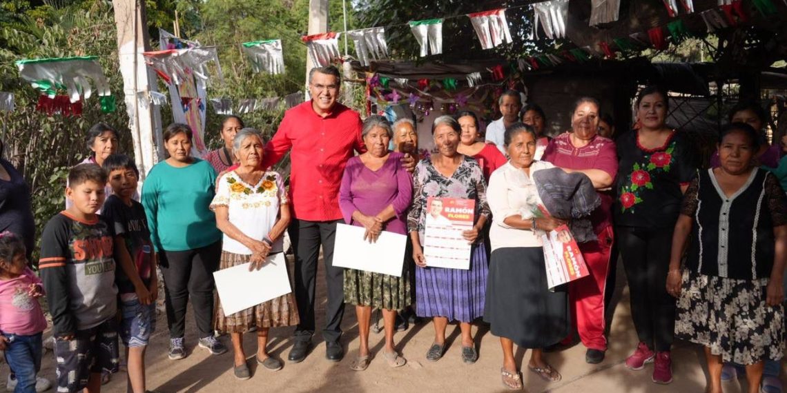 Diputado Ramón Flores realiza intensa jornada de trabajo en comunidades yaquis
