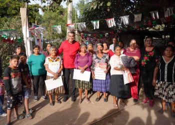 Diputado Ramón Flores realiza intensa jornada de trabajo en comunidades yaquis