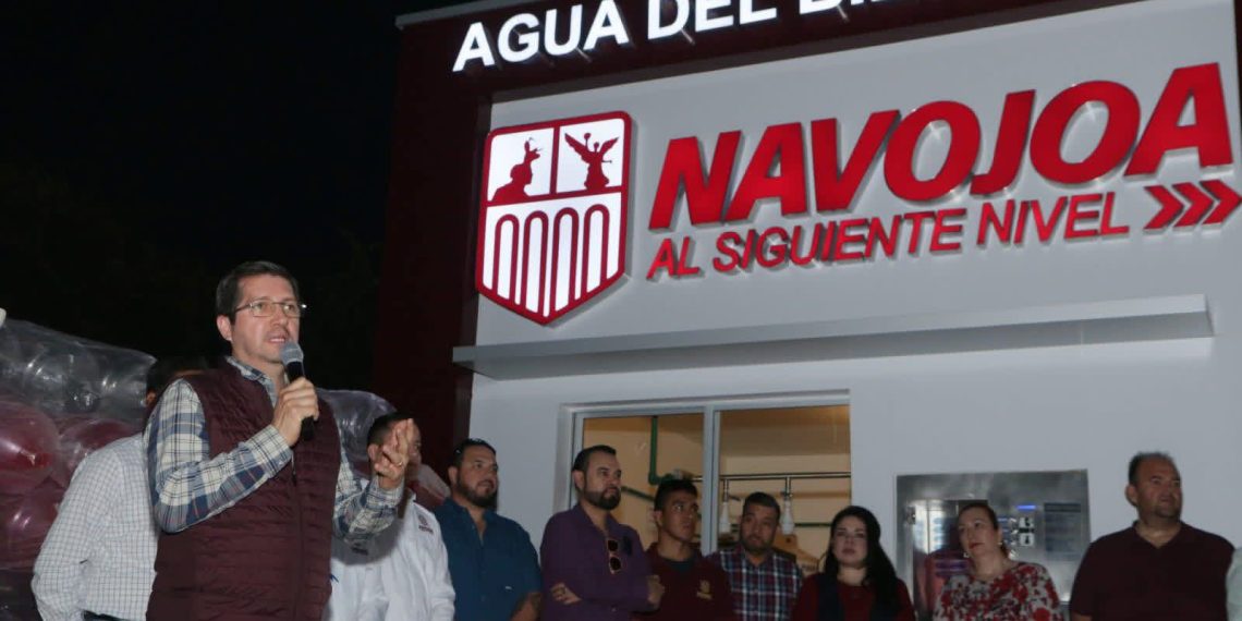 Inaugura Jorge Alberto Elías Retes primera Purificadora del Bienestar en Etchohuaquila