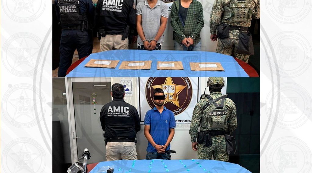 FGJES captura en operativos conjuntos a narcomenudistas