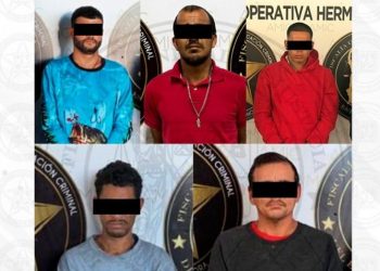 Golpe a la delincuencia en Hermosillo: Autoridades capturan a cinco criminales de alto perfil
