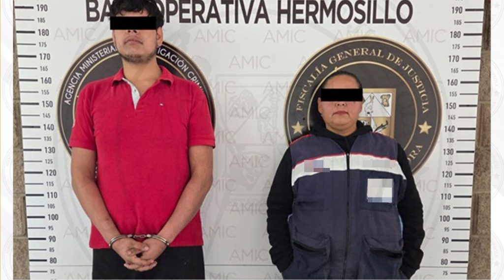 FGJES logra detención de dos personas con órdenes de aprehensión por homicidio calificado en grado de tentativa en Hermosillo