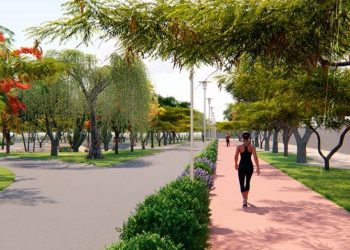 Avanza construcción del Parque Gratitud en Ciudad Obregón