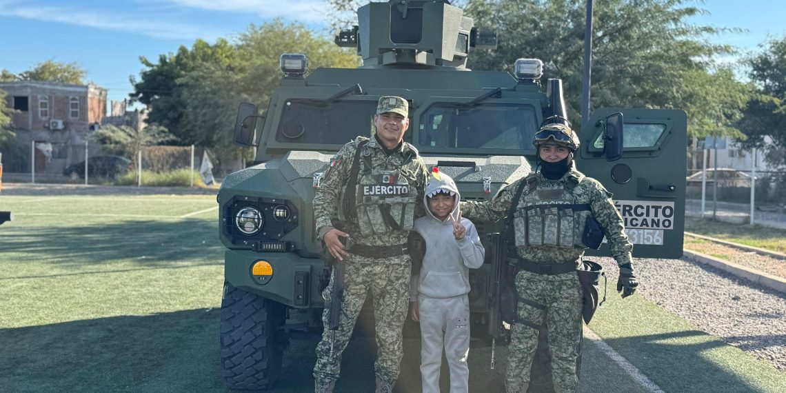 Ejército Mexicano y autoridades llevaron a cabo Jornada de Labor Social por la Paz en Hermosillo
