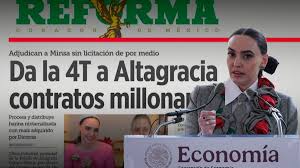 Altagracia Gómez responde a acusaciones sobre supuesto contrato con el gobierno federal