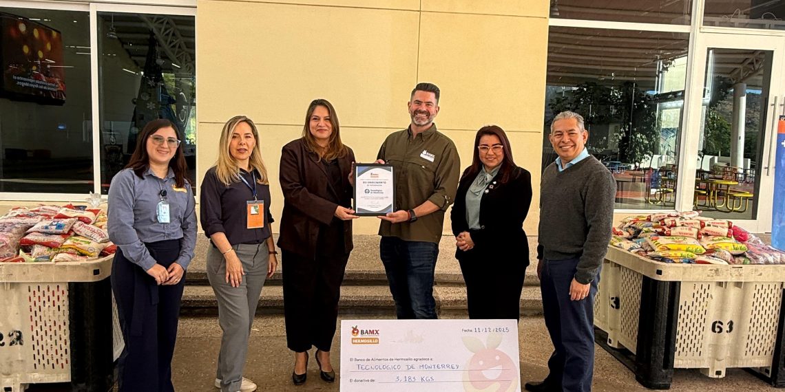 Tec acopia más de 3 toneladas de frijol para el Banco de alimentos de Hermosillo