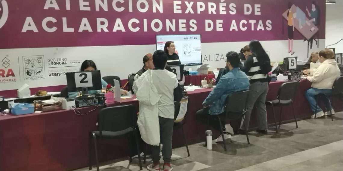 Jornadas del Registro Civil permitieron el registro de más de 28 mil menores en Sonora durante 2025