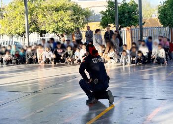 Más de 45 mil niñas y niños se unen al programa “Promotores por la Paz” de la Policía Estatal durante 2025