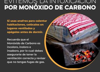 Recomendaciones para prevenir intoxicaciones por monóxido de carbono e incendios durante la temporada invernal: SSP