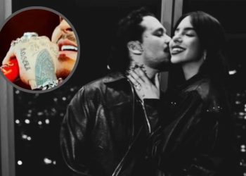 Christian Nodal presume tatuaje con el nombre de Ángela Aguilar