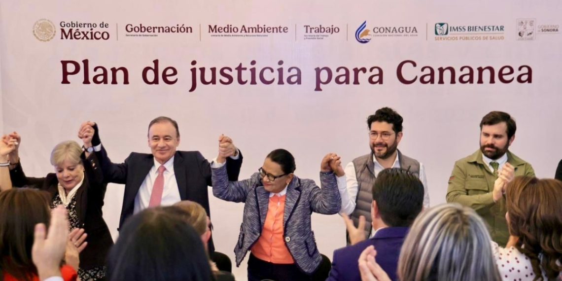Gobernador Durazo hizo historia en 2025: dio solución a huelga de Cananea y justicia ambiental para Río Sonora con respaldo de Presidenta Sheinbaum