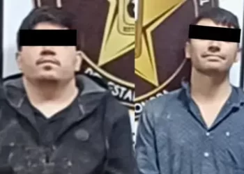 Capturan a dos hombres con armamento en Bácum