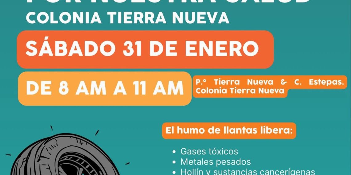 Realizará Ayuntamiento de Hermosillo jornada de “Llantatón por nuestra salud” en Tierra Nueva