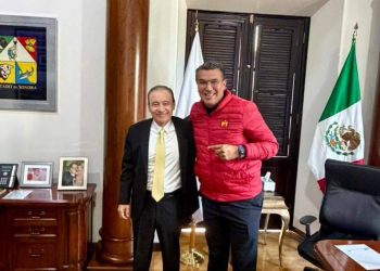 Ramón Flores se reúne con el gobernador Alfonso Durazo para fortalecer la coordinación a favor de Sonora.