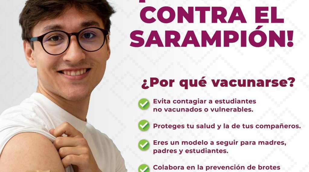 Vacuna contra el sarampión protege de por vida: Secretaría de Salud 