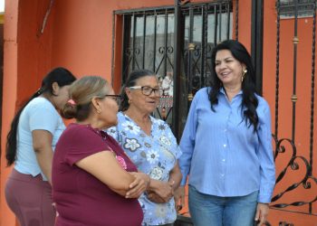 Diputada Ernestina Castro fortalece trabajo territorial en colonias de Cajeme
