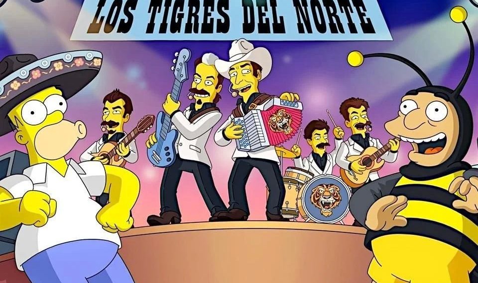 Los Tigres del Norte rugen con ‘Los Simpson’