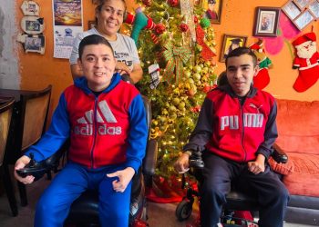 Karmina, y sus dos hijos especiales, pasaron una Feliz Navidad y Día de Reyes en Sonora