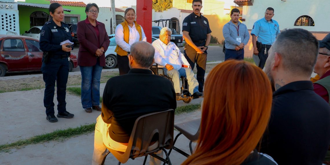 En Cajeme, implementan programa policía comunitario en la colonia Mirasierra 2