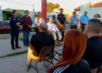 En Cajeme, implementan programa policía comunitario en la colonia Mirasierra 2