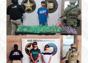 Operativo conjunto AMIC-DEFENSA desarticula dos puntos de narcomenudeo en Hermosillo