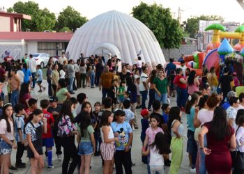 Diputado Raúl Castelo Montaño invita al Planetario Mágico del Pueblo en Tobarito