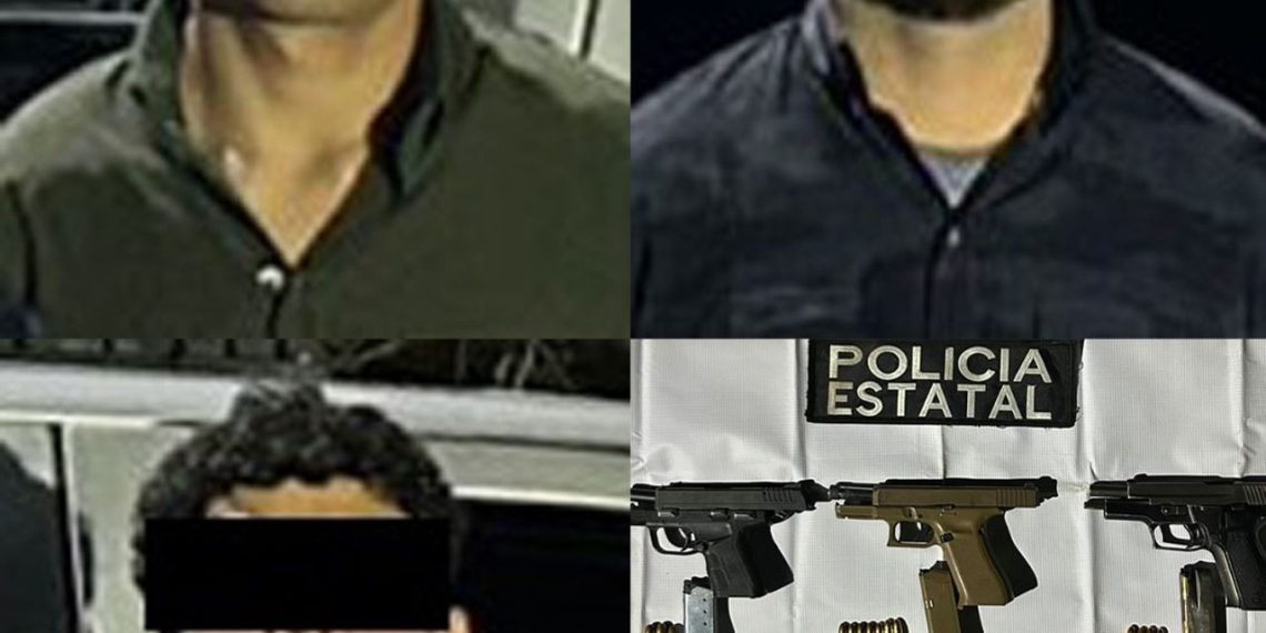 Fuerza Operativa de la Policía Estatal intercepta a grupo armado en comercio de Villas del Real